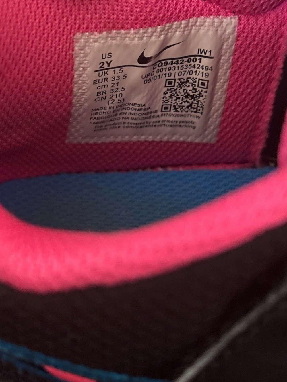 Nike Team Hustle Basketball Shoes 2Y - Picture 6 of 9